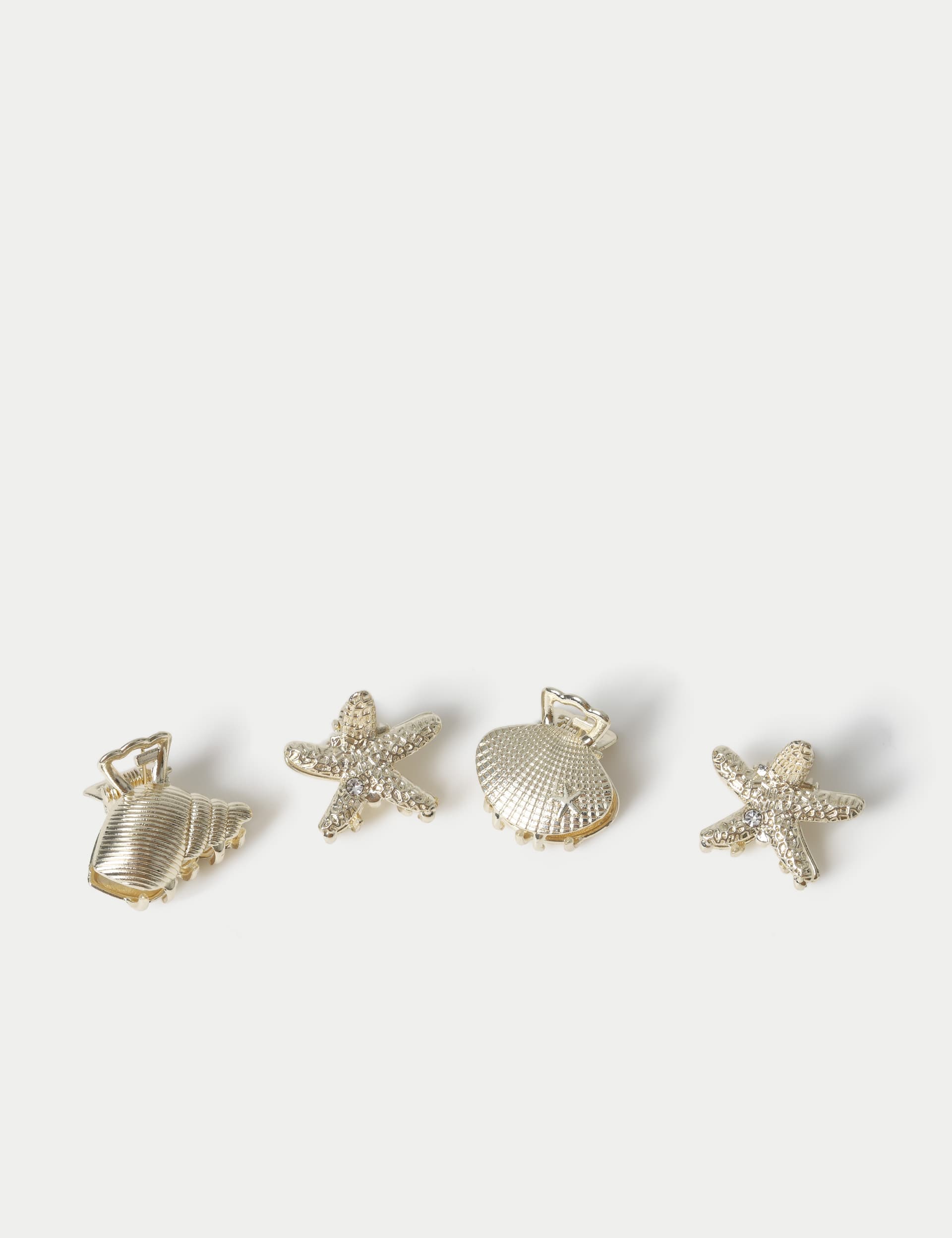 Metal Shell Mini Claw Clips