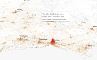 Population Mountains: New York