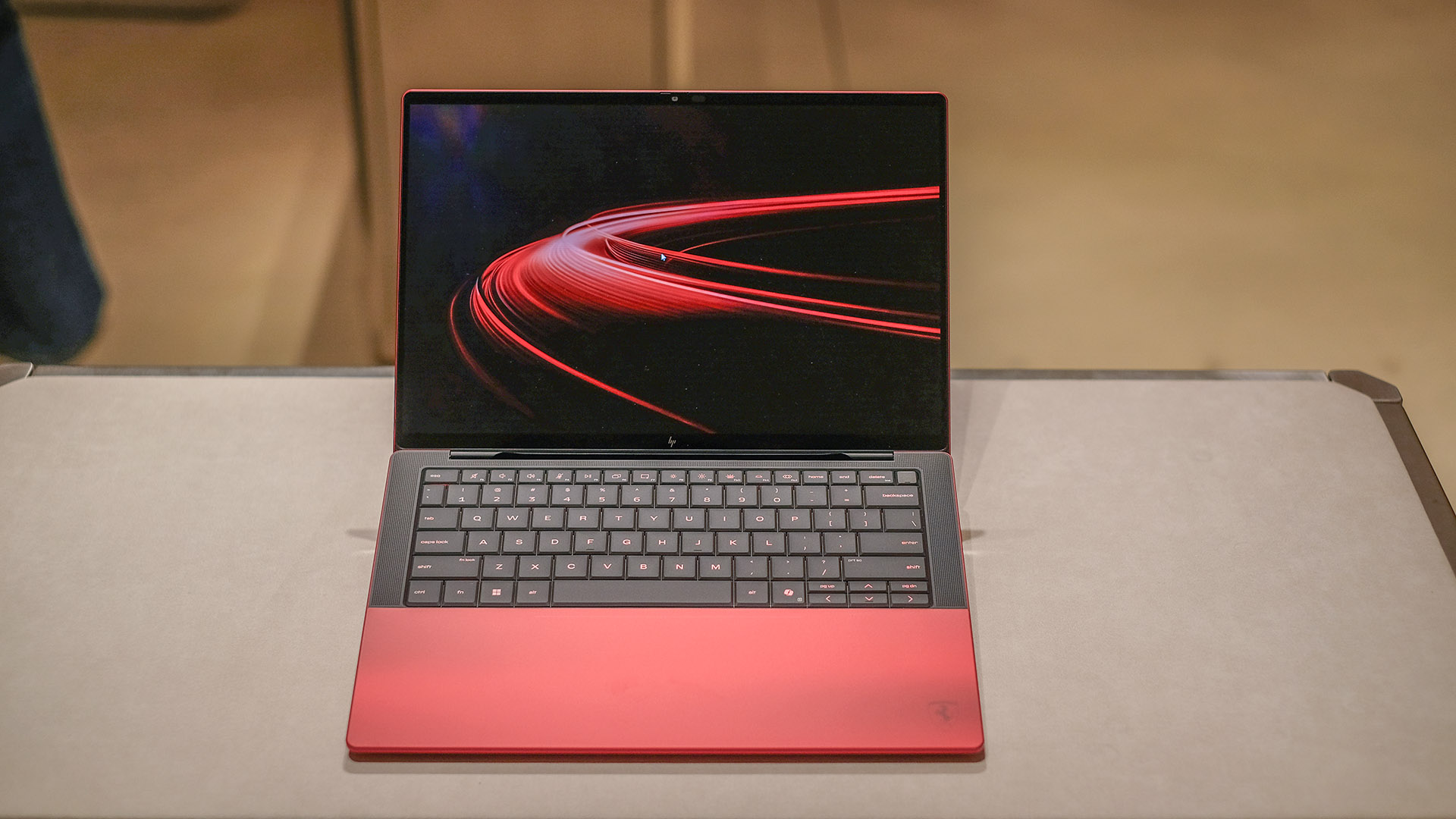 Ferrari laptop photo.