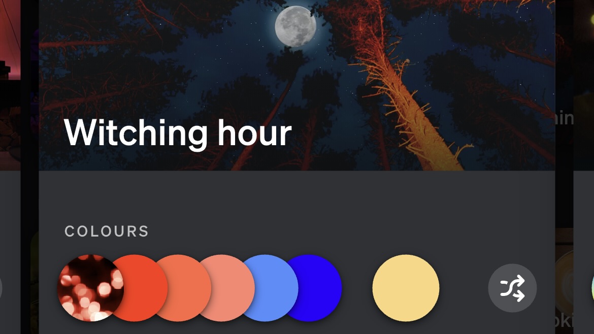 Philips Hue scenes