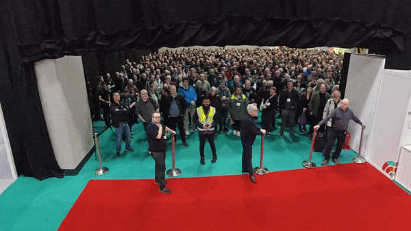 People flooding into the photography show