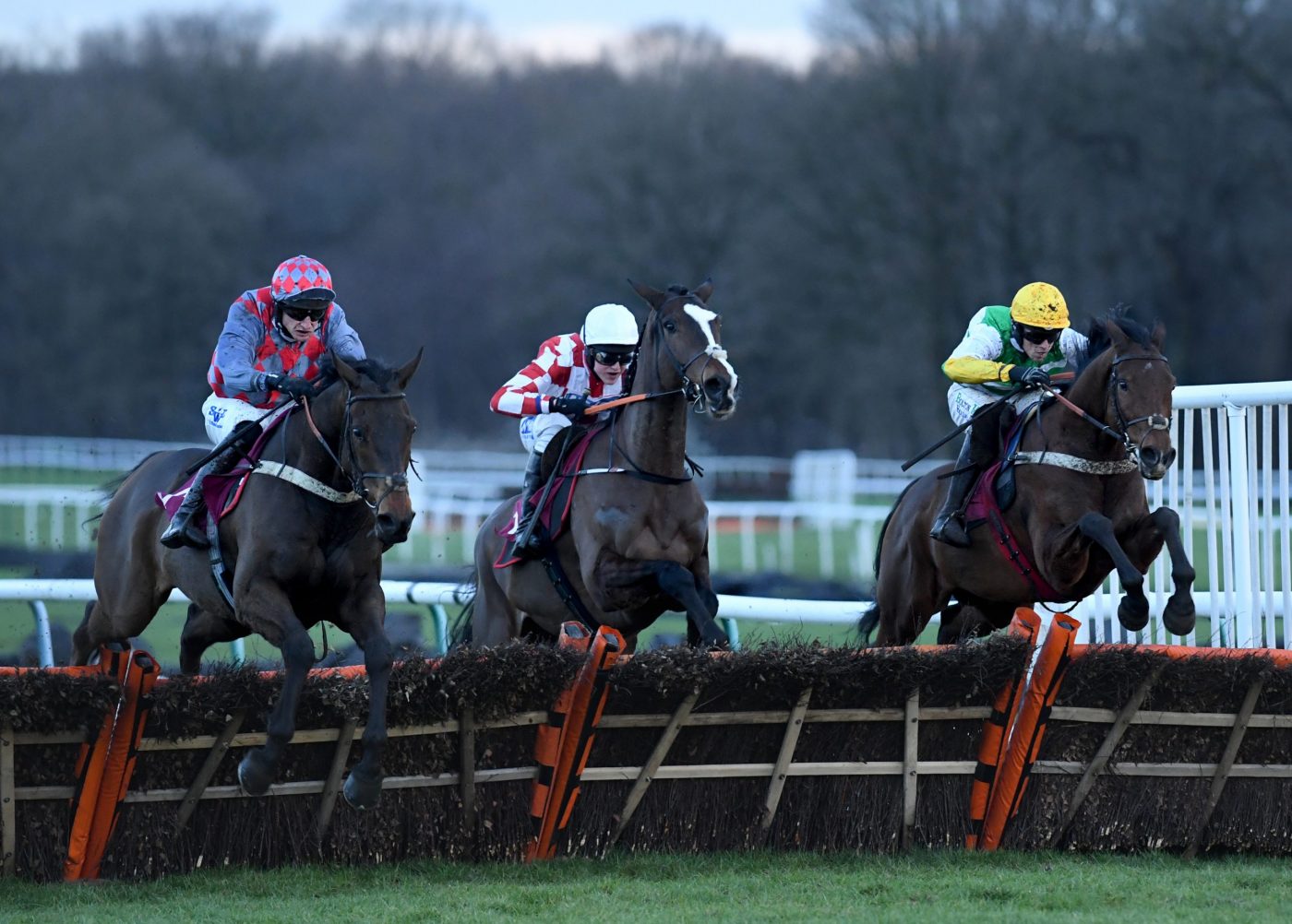 Haydock. Unibet Casino Deposit &amp;pound;10 Get &amp;pound;40 Bonus Handicap Hurdle. Serious Ego (right) 1st over the last and wins. Crackdeloust, (left) 2nd and Fearless, (centre) 3rd 23-1-21