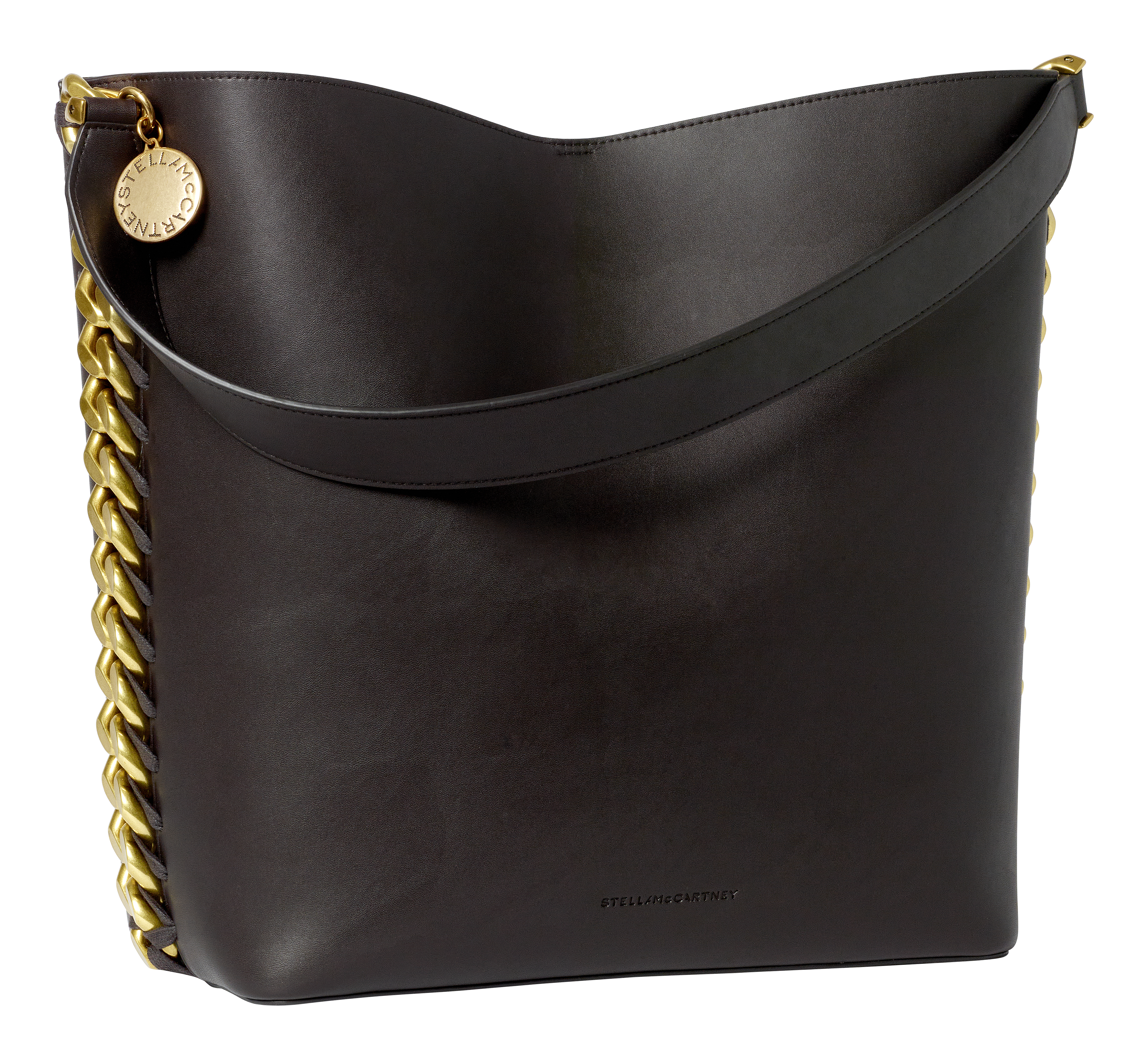 clothes from the H&M x Stella McCartney collaboration on a plain backdrop