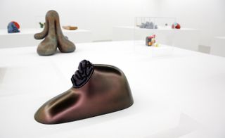 The expansive exhibition includes 24 sculptures