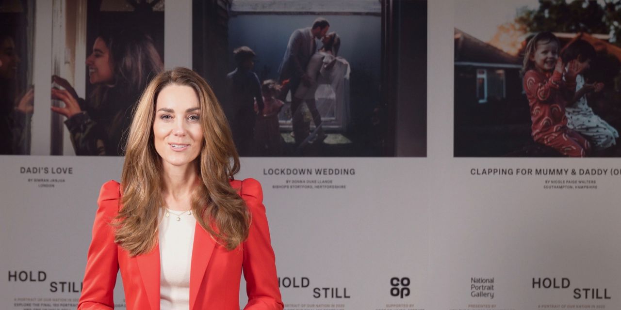 Duchess of Cambridge presenting the Hold Still 2020 exhibition