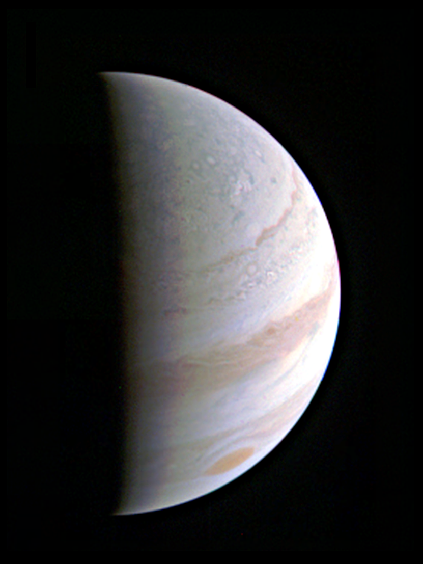 Jupiter as seen from Juno spacecraft