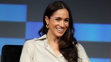 Meghan, Duchess of Sussex speaks onstage during the Breaking Barriers, Shaping Narratives: How Women Lead On and Off the Screen panel during the 2024 SXSW Conference and Festival 