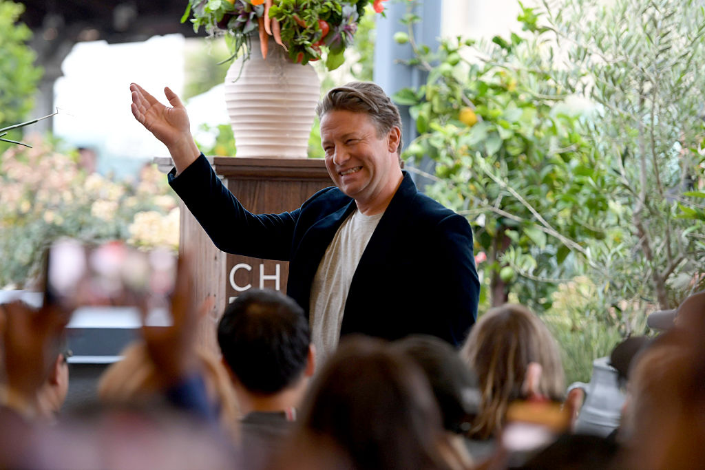 LOS ANGELES, CALIFORNIA - MAY 03: Jamie Oliver attends Netflix FYSEE: Chef&amp;apos;s Table ATAS Official at The Aster on May 03, 2025 in Los Angeles, California. (Photo by Charley Gallay/Getty Images for Netflix)