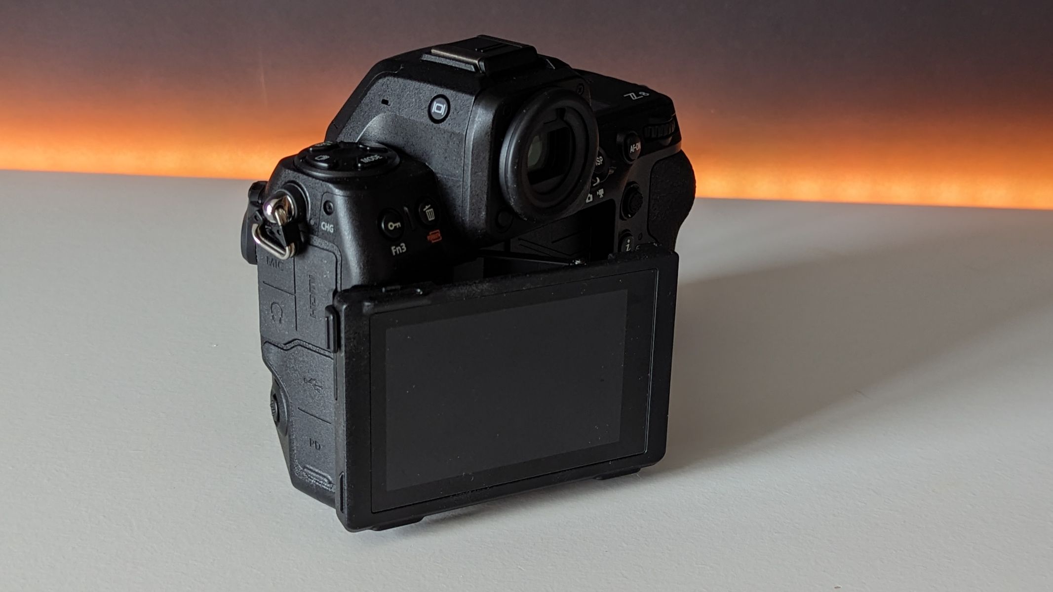 Nikon Z8 on a white table