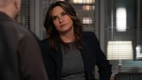 Captain Olivia Benson giving the stare down on Law & Order: SVU