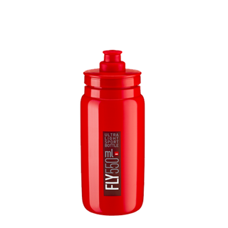 Elite Fly ultra-lightweight water bottle in red as featured in the best water bottles for cycling