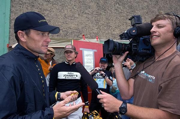 Armstrong, seven-time Tour de France winner, at the recent Leadville 100