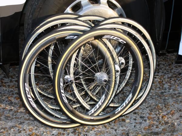 Having enough spare wheels - and placing them at enough locations - along the course is one of the keys to winning Paris-Roubaix.