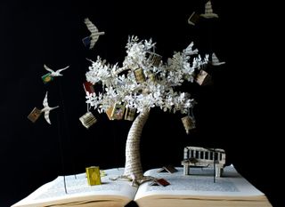 Paper art: Tree of Knowledge
