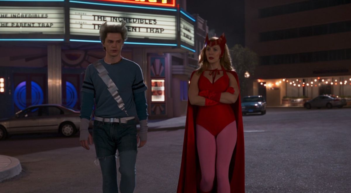 Wanda and Pietro in WandaVision
