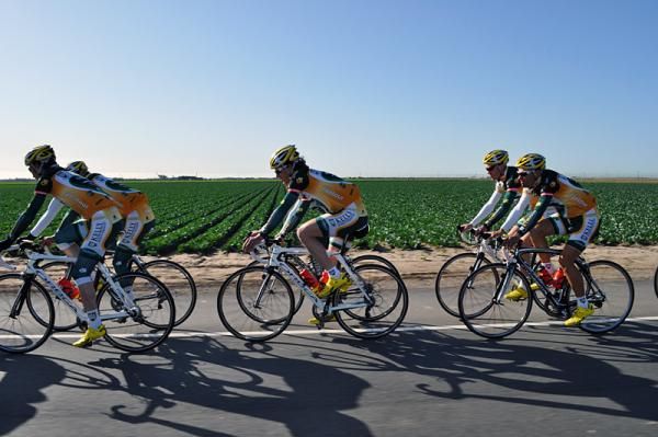 There's plenty of farmland to cross between Oxnard and the Tour of California's stage eight circuit.