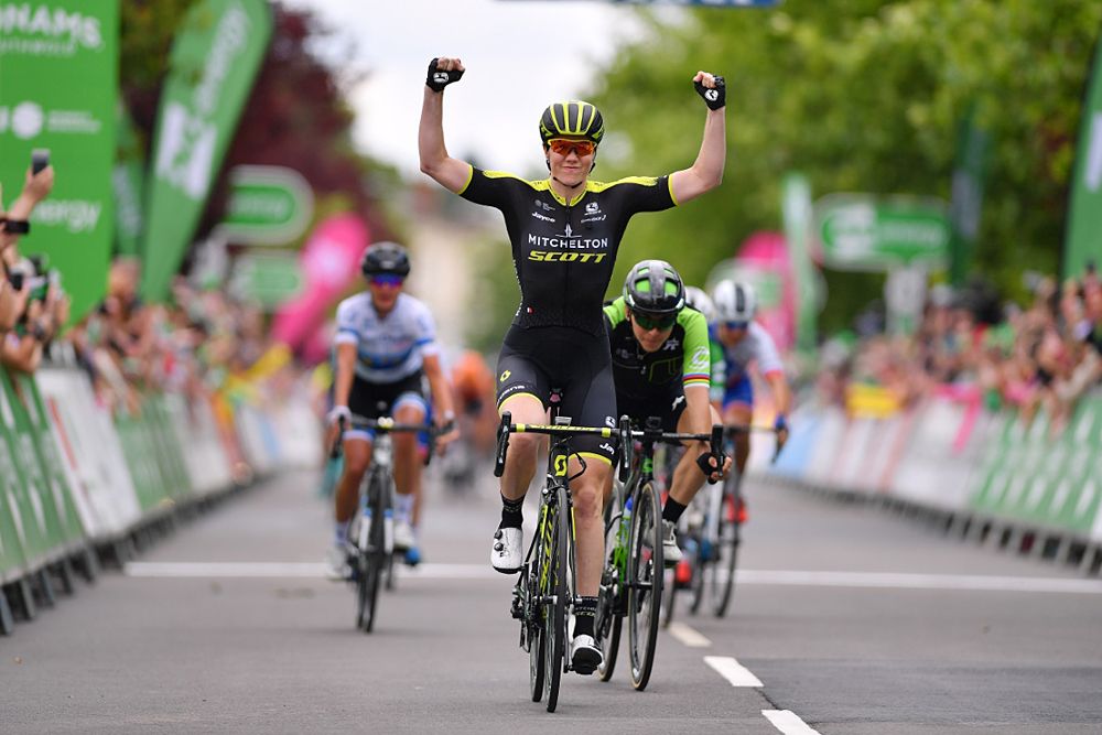 Sarah Roy (Mitchelton-Scott) wins stage 3 at OVO Energy Women's Tour