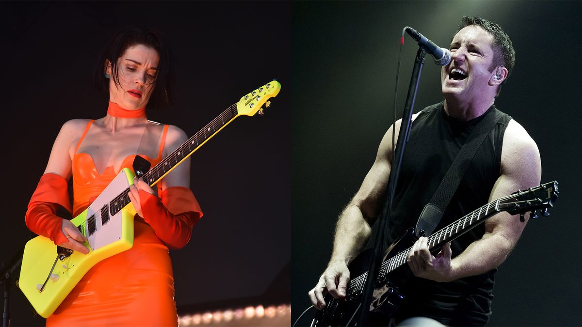 [L-R] St. Vincent and Trent Reznor