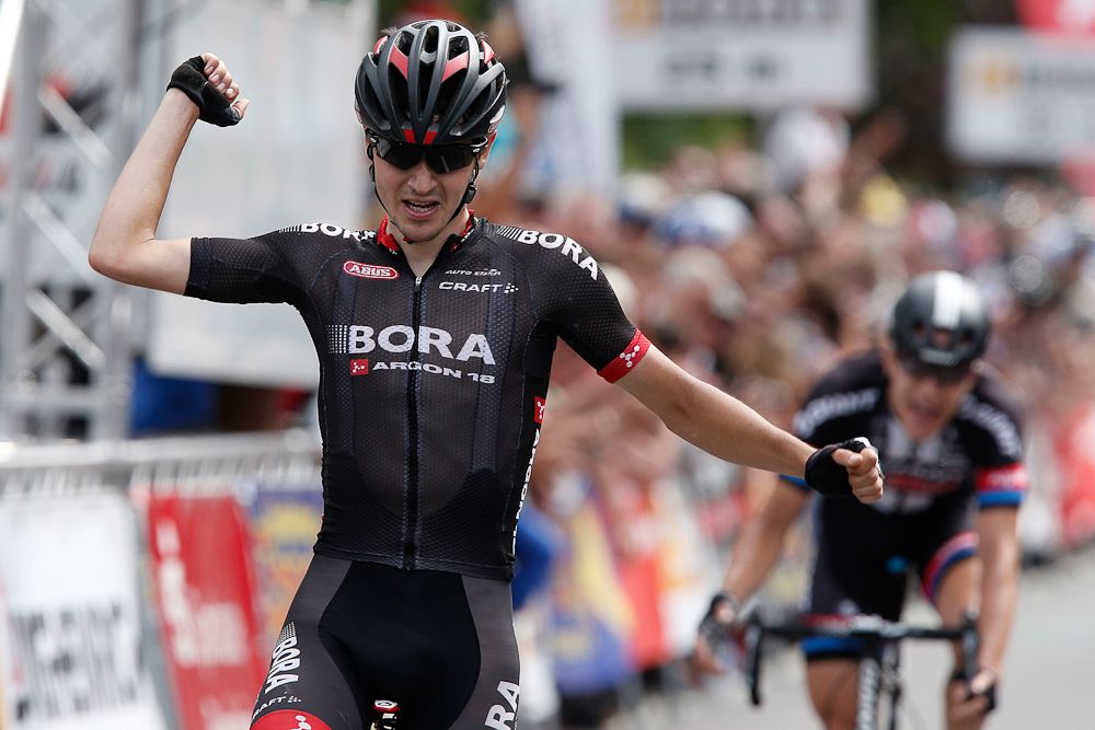 Emanuel Buchmann (Bora-Argon18) wins the German championship.