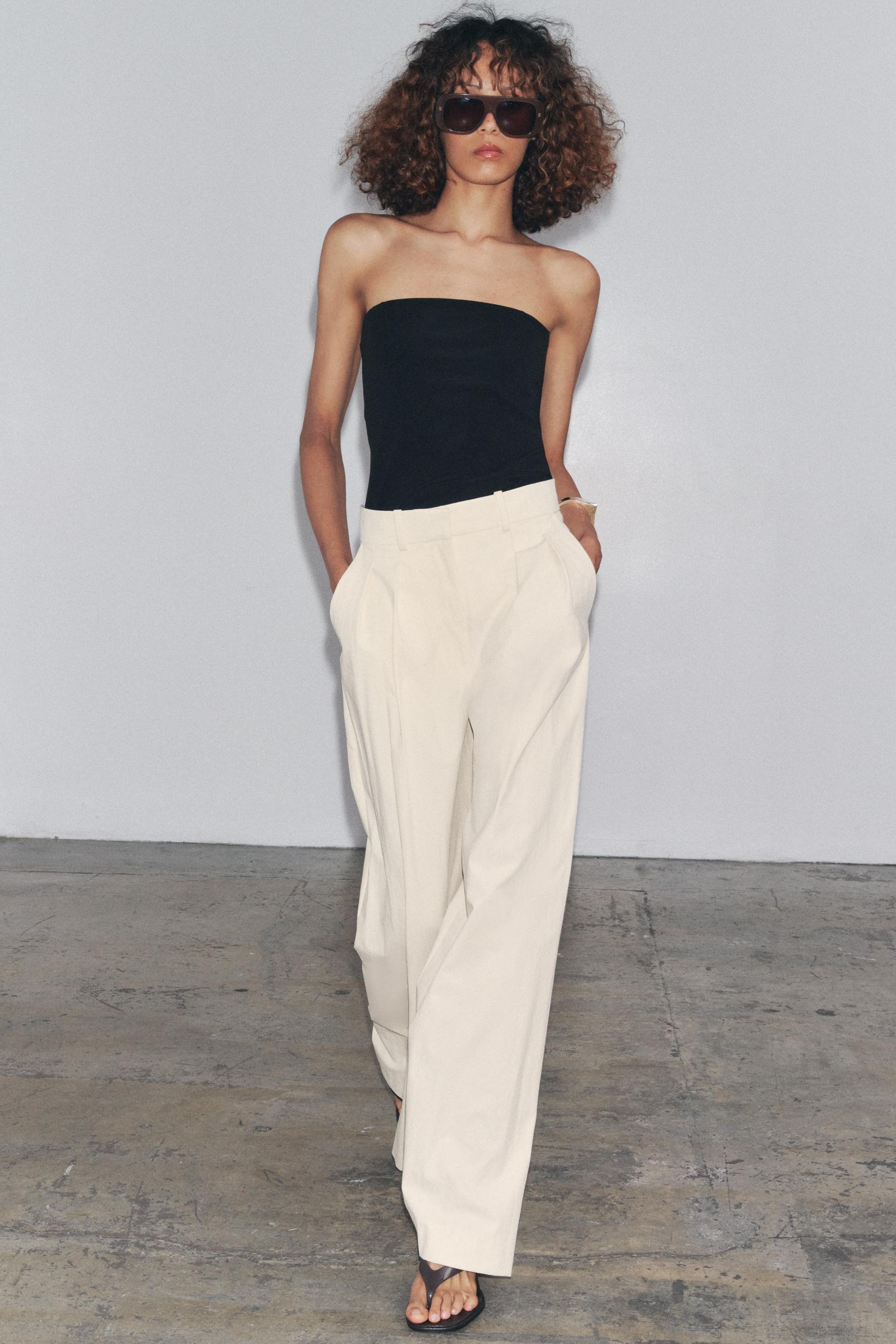 Pleated Pants Zw Collection