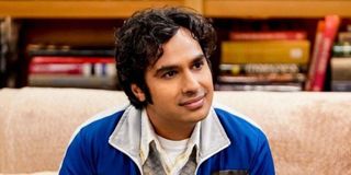Raj listening intently on The Big Bang Theory