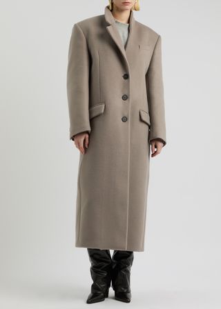 Wool-Blend Coat