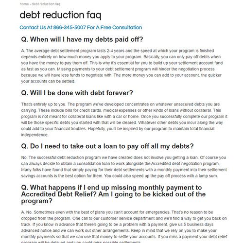 Accredited Debt Relief Review Pros, Cons and Verdict Top Ten Reviews