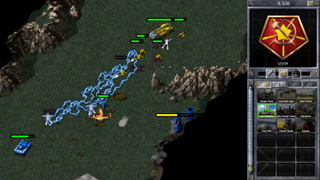Image for Great moments in PC gaming: Editing rules.ini to make Red Alert guns shoot lightning