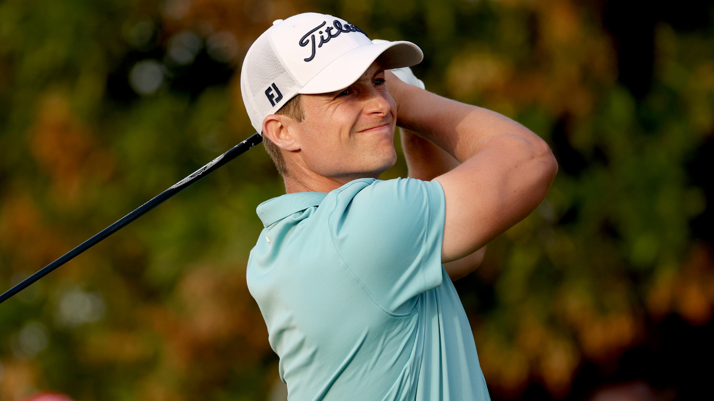 Calum Hill at the Bahrain Championship