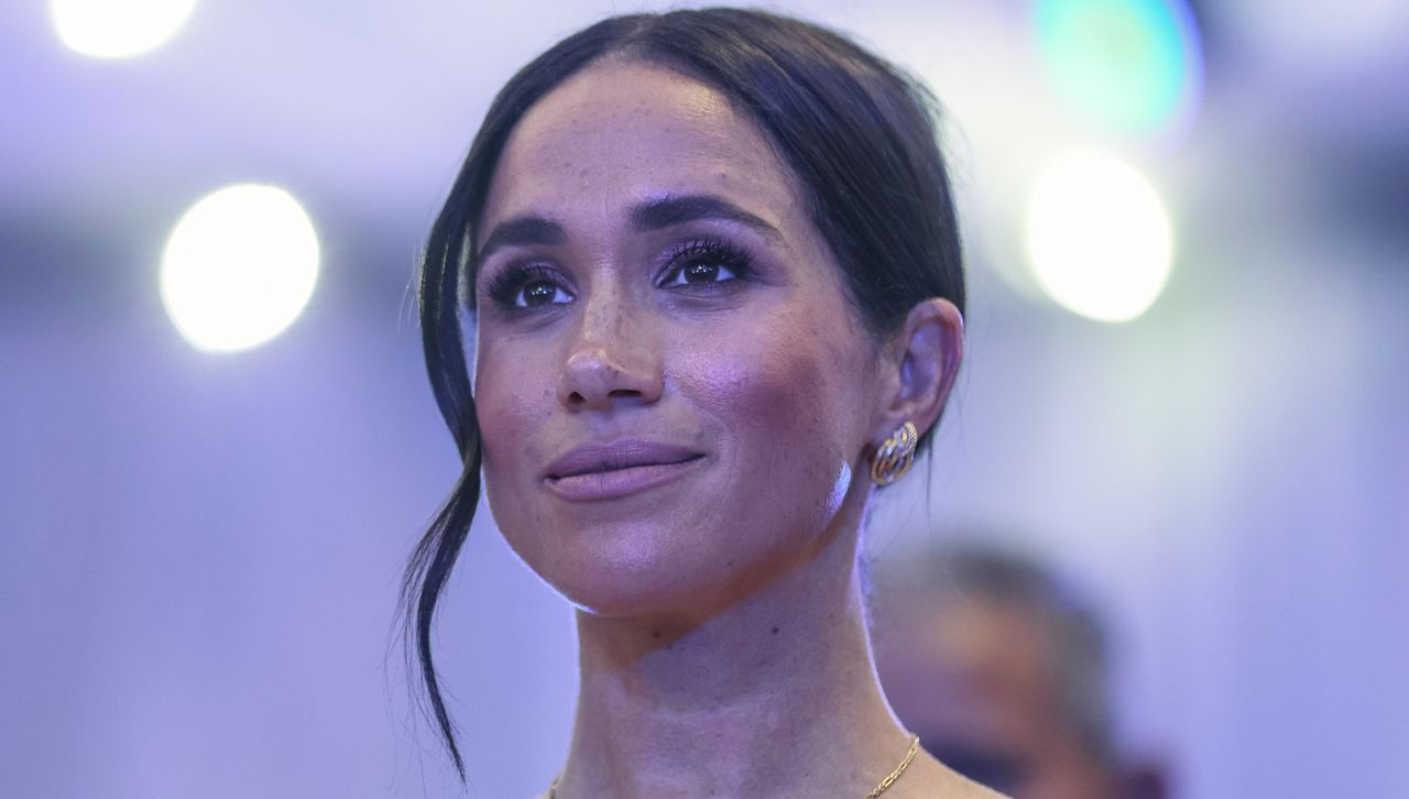 Meghan Markle wearing a white dress at the 2024 espy awards