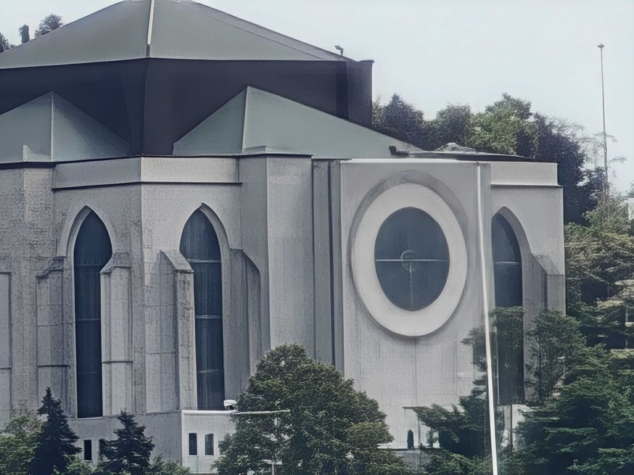 A church