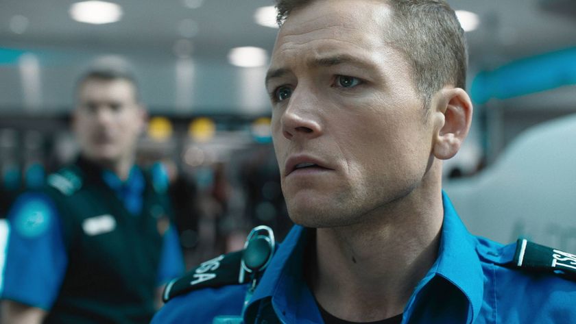 Taron Egerton as Ethan Kopek in &quot;Carry-On&quot; now streaming on Netflix