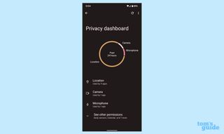 android 12 privacy dashboard screenshot