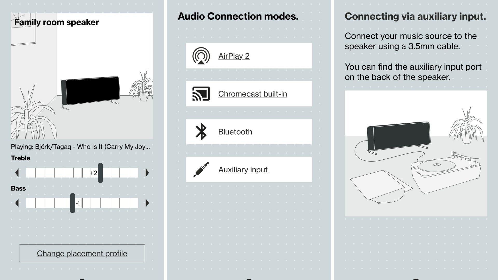the braun le01 smart speaker app