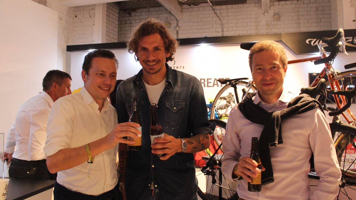 Pippo Pozzato enjoying the evening