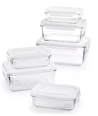 Martha Stewart Collection 12-Pc. Glass Storage Set | $84 $41.99 at Macy's