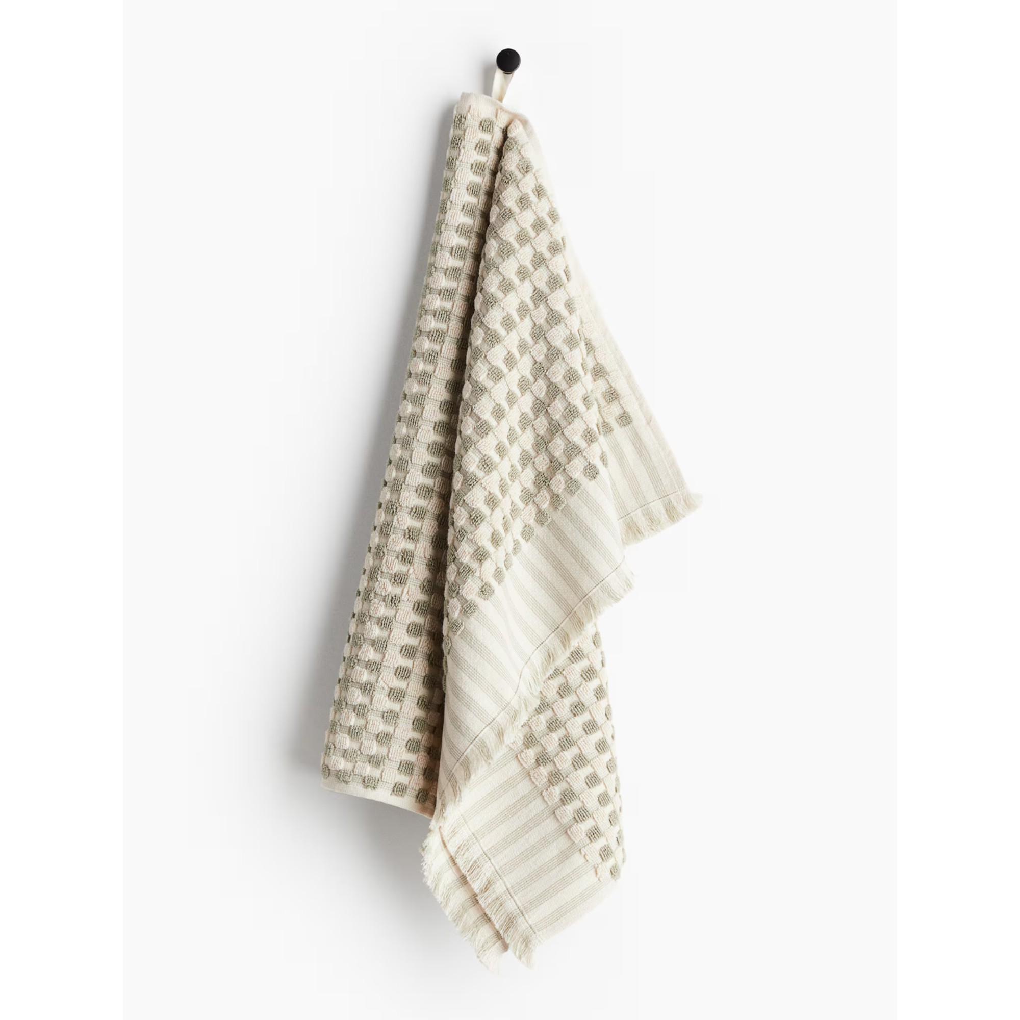 H&M Patterned cotton terry hand towel