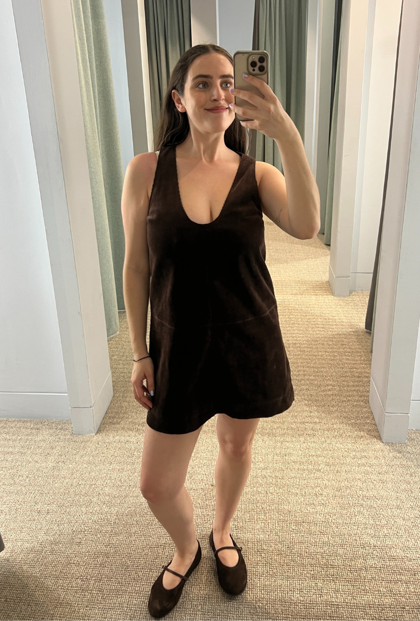 An image of Who What Wear UK's Ava Gilchrist wearing one of the best DISSH dresses.