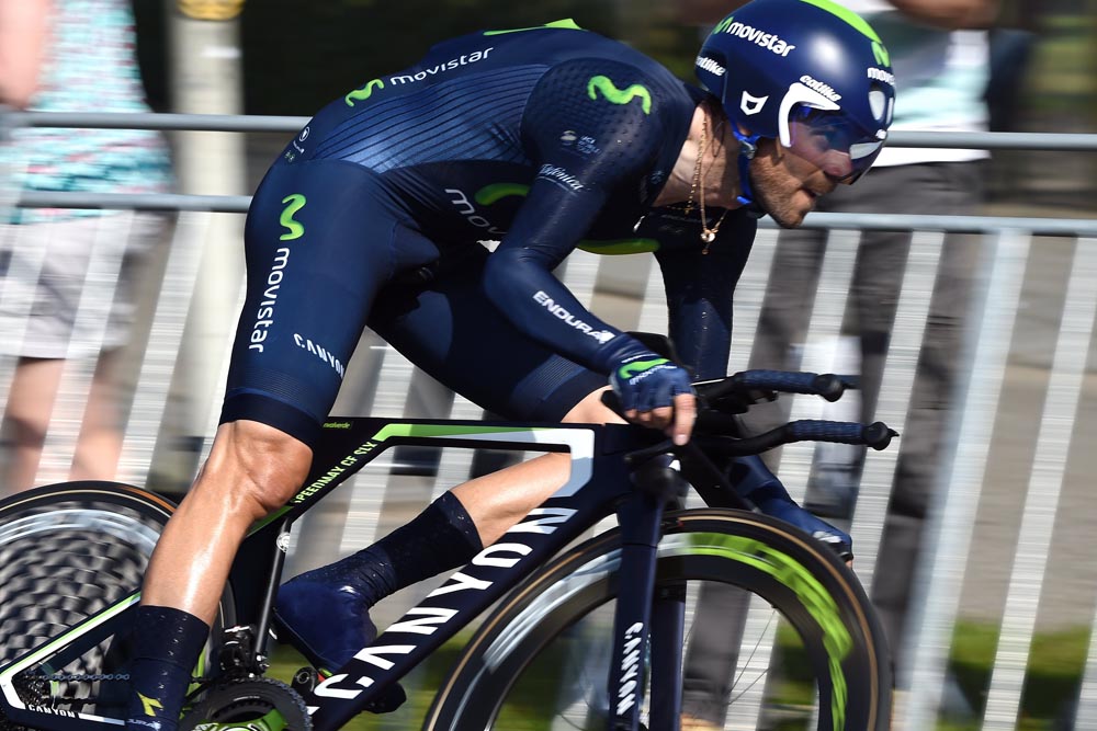 Alejandro Valverde on stage one of the 2016 Giro d'Italia