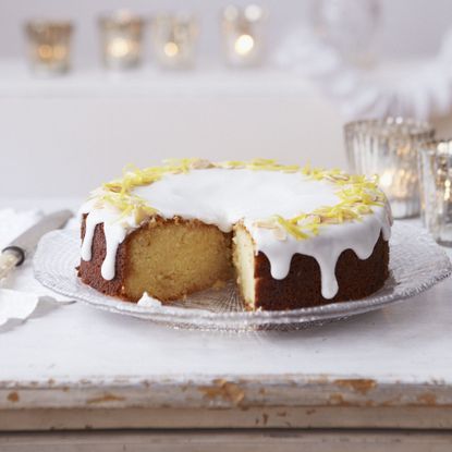 Lemon and Marzipan drizzle Cake recipe-cake recipes-recipe ideas-new recipes-woman and home