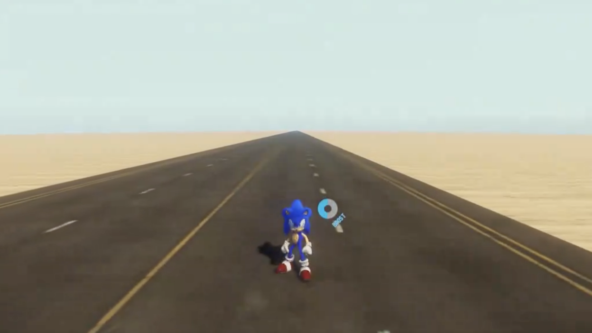 Power-mad modder puts Sonic the Hedgehog at the heart of the most tedious game ever made, so you can speed boost to the end in 3 straight hours instead of 8