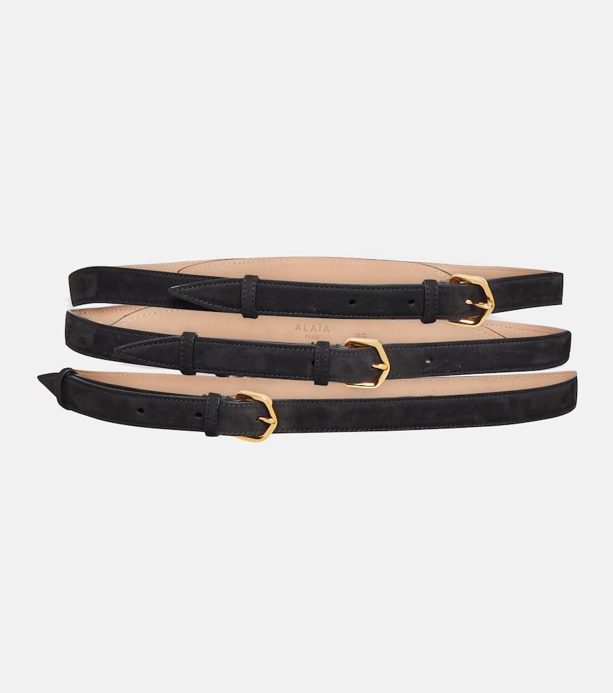 Alaia Multi Slim Leather Belt