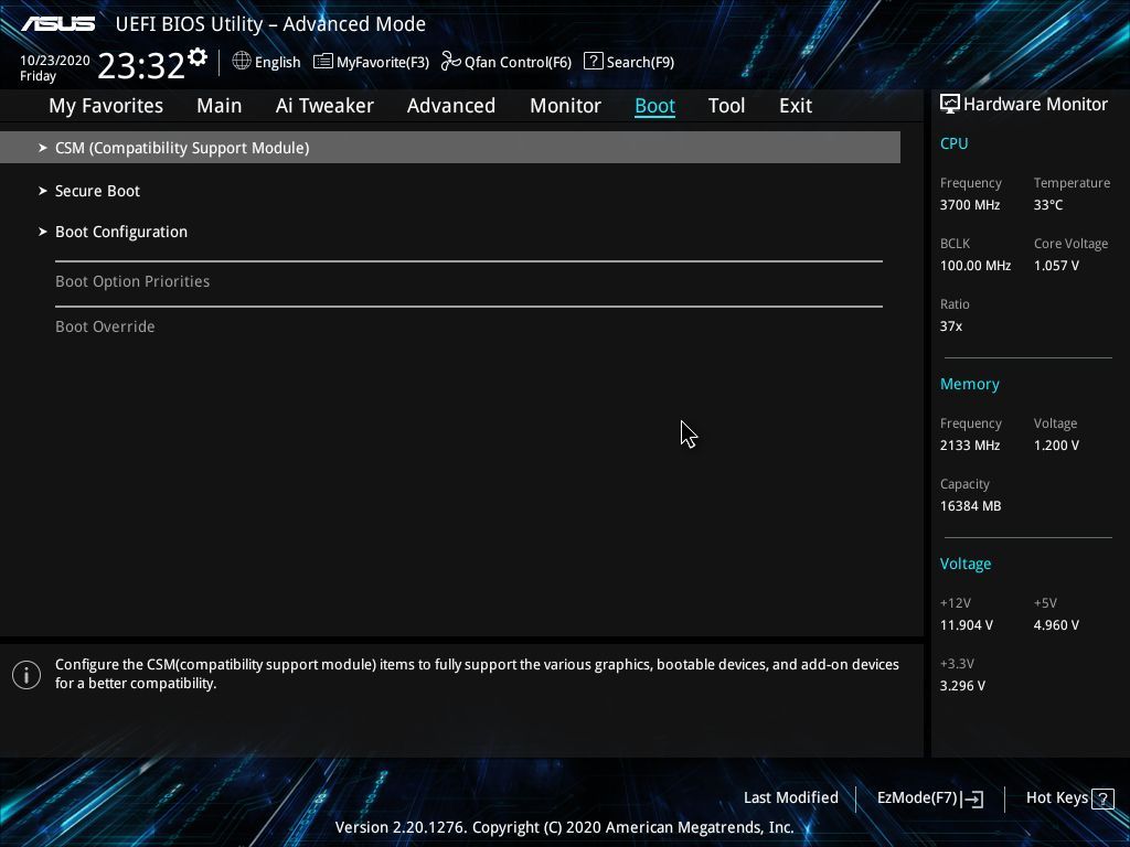 Asus Prime Z490M-Plus BIOS