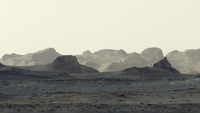 Images of Mars captured by the Curiosity rover. 