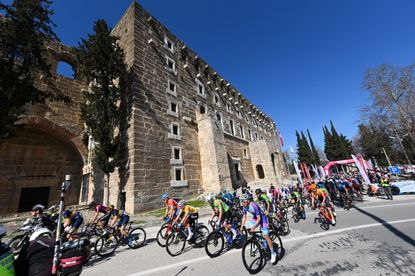 Riders competing in the 2022 Tour of Antalya