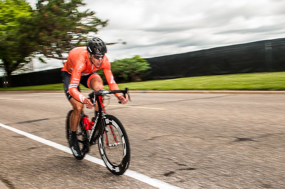 Tom Zirbel (Rally Cycling) was the only one under 10 mintues to take the North Star Grand Prix stage 1 time trial in 9:59.31.