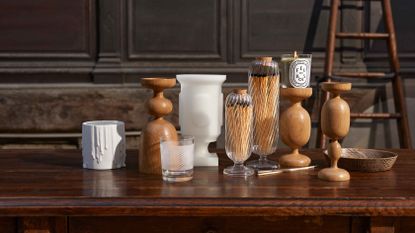 Diptyque Objects collection includes objects made in glass, wood and ceramic