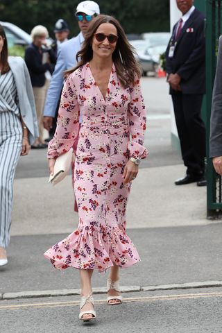 Pippa Middleton's pink Wimbledon dress