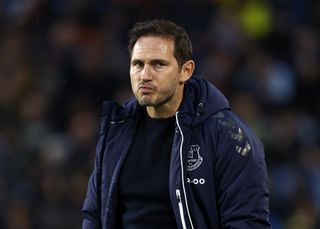 Everton manager Frank Lampard will be desperate for a win