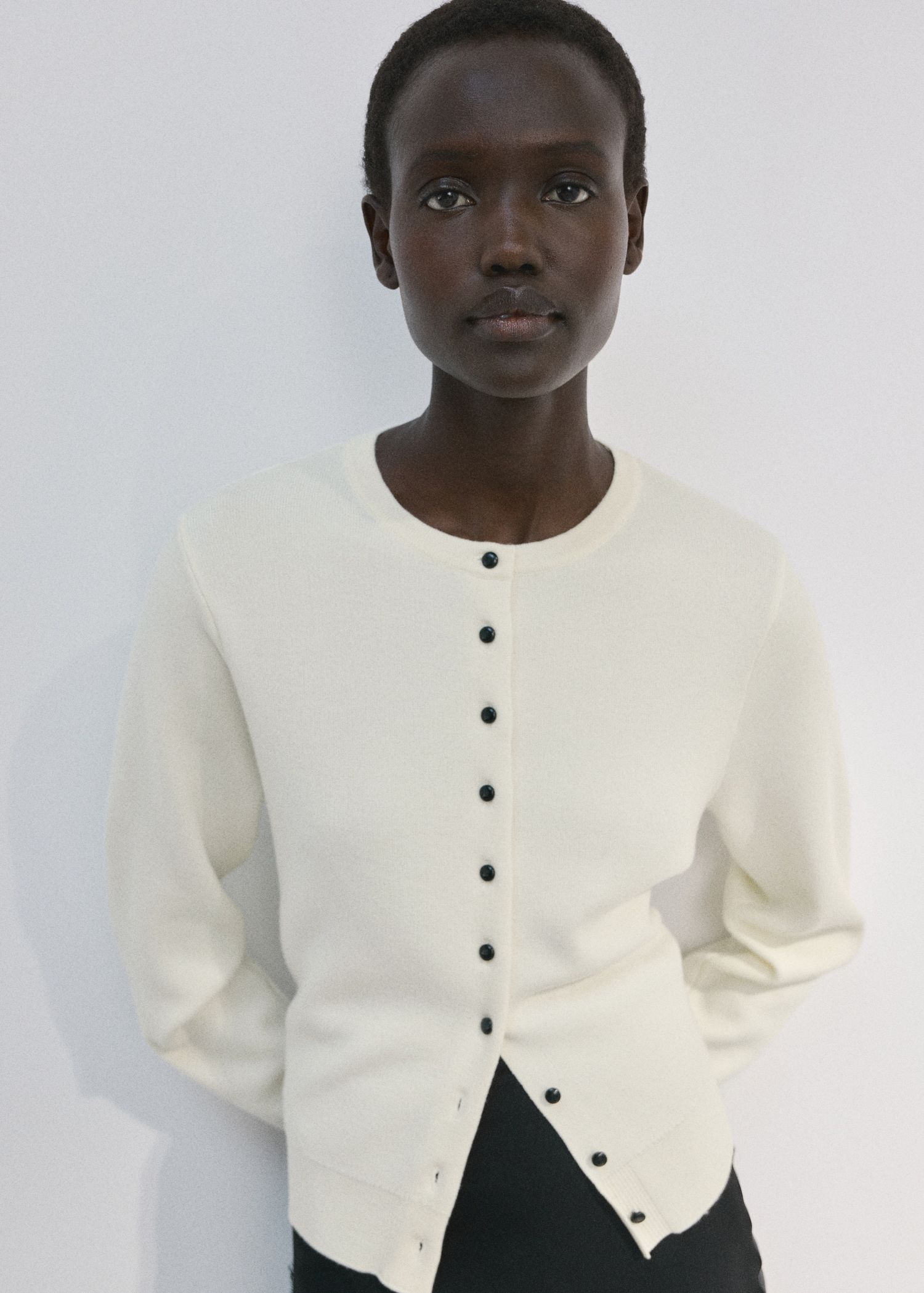 Knitted Button Cardigan | Mango United Kingdom